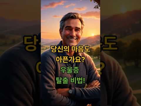 중장년 우울증 극복 방법: 퇴직 후 어려움, 의학적 해법