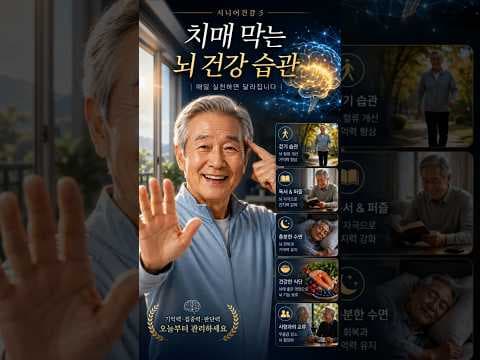 뇌 건강 지키는 의학 정보: 생호두 섭취 & 걷기 운동 습관