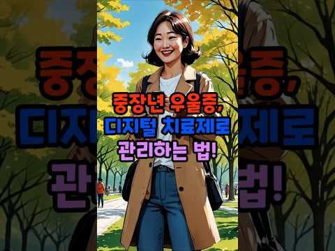 의학적 중장년 우울증 관리, 디지털 치료제 앱 활용법